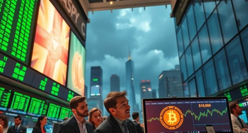 bitcoin s status questioned stocks rise