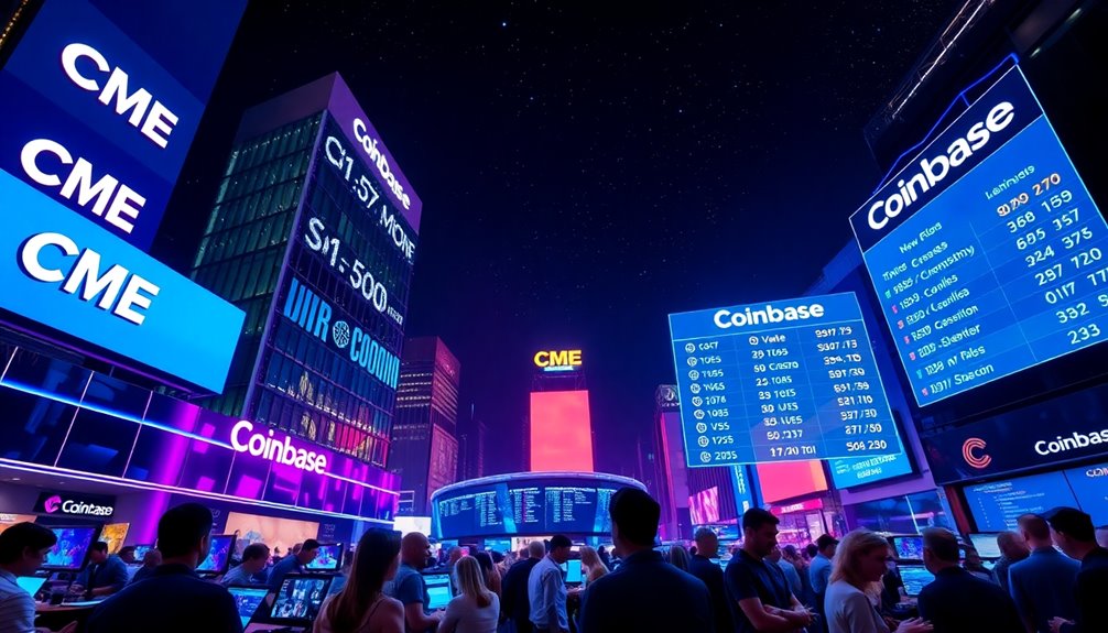 cme group coinbase ranked