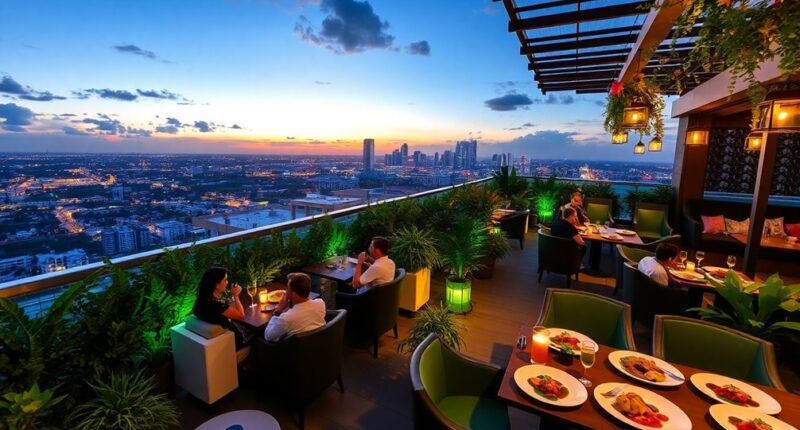 rooftop dining experience miami