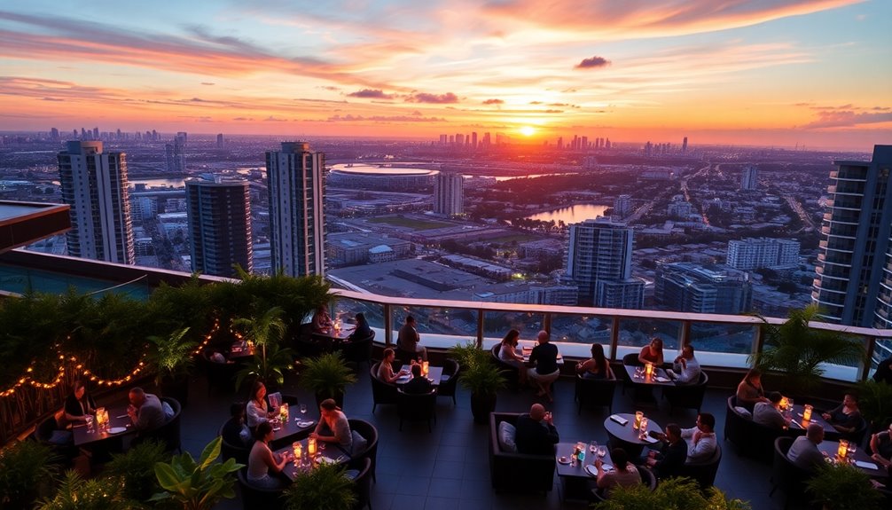 rooftop dining experience miami