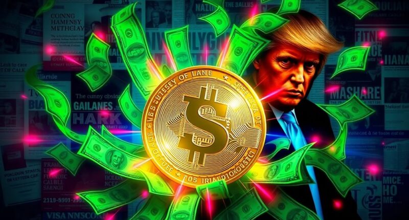 trump meme coin soars