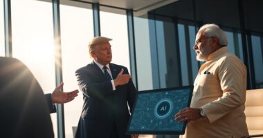 trump and modi ai collaboration