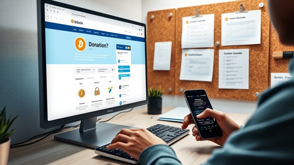 secure compliant crypto donations