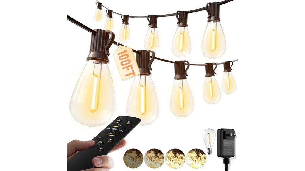 100 foot led string lights