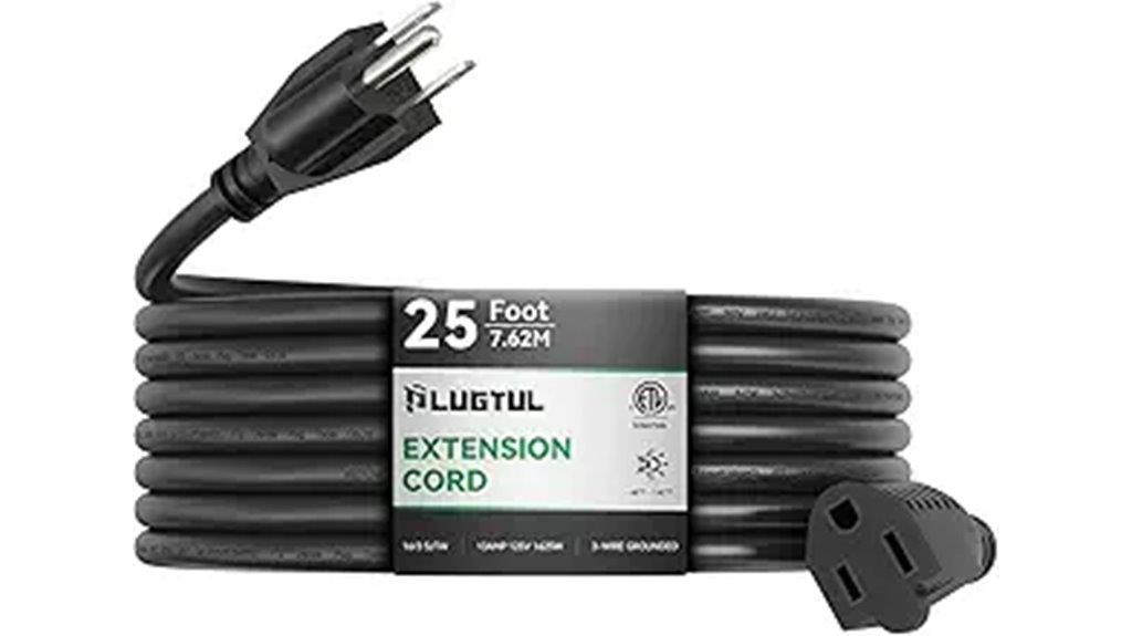 25 ft outdoor extension cord
