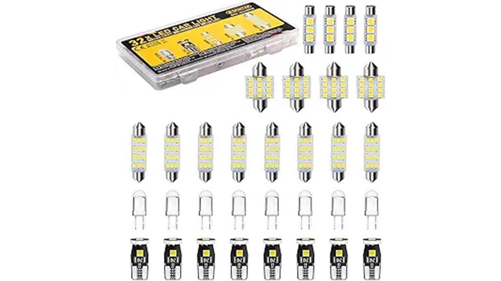 32 piece led interior lighting