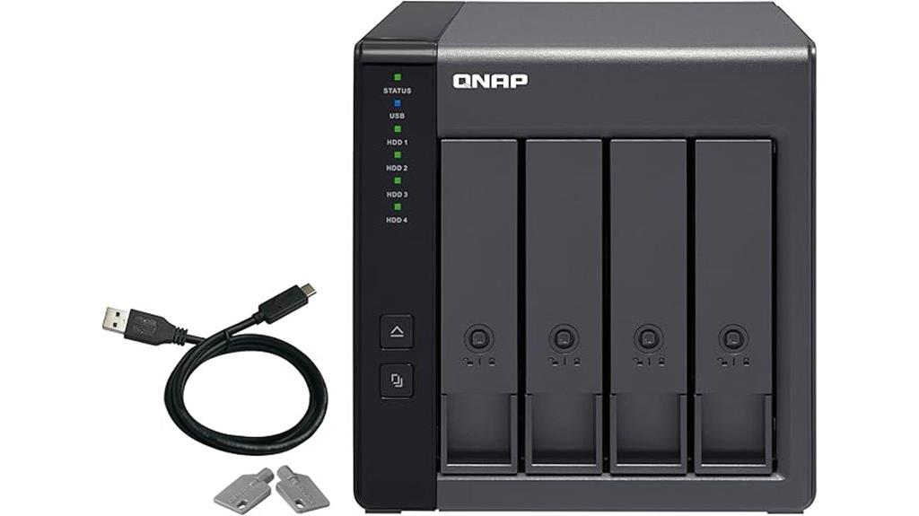 4 bay usb c raid