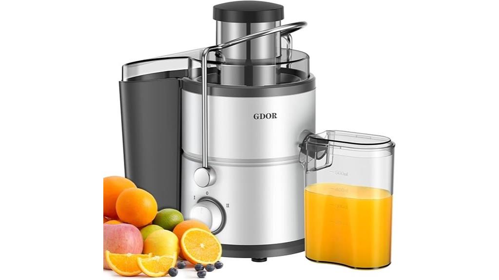800w juicer with wide feed