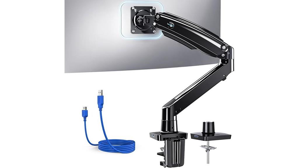 adjustable 40 inch monitor arm