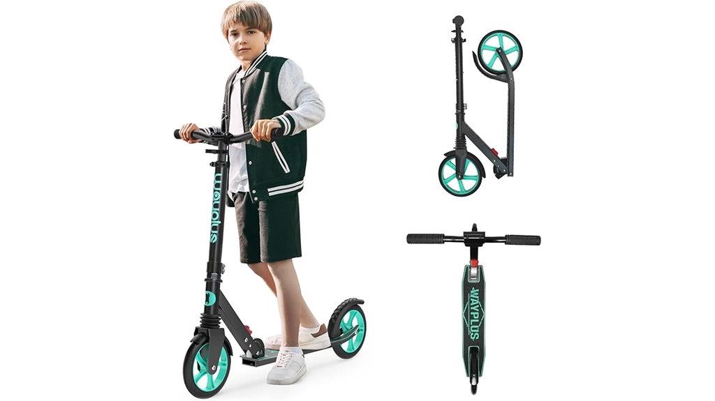 adjustable big wheel scooter