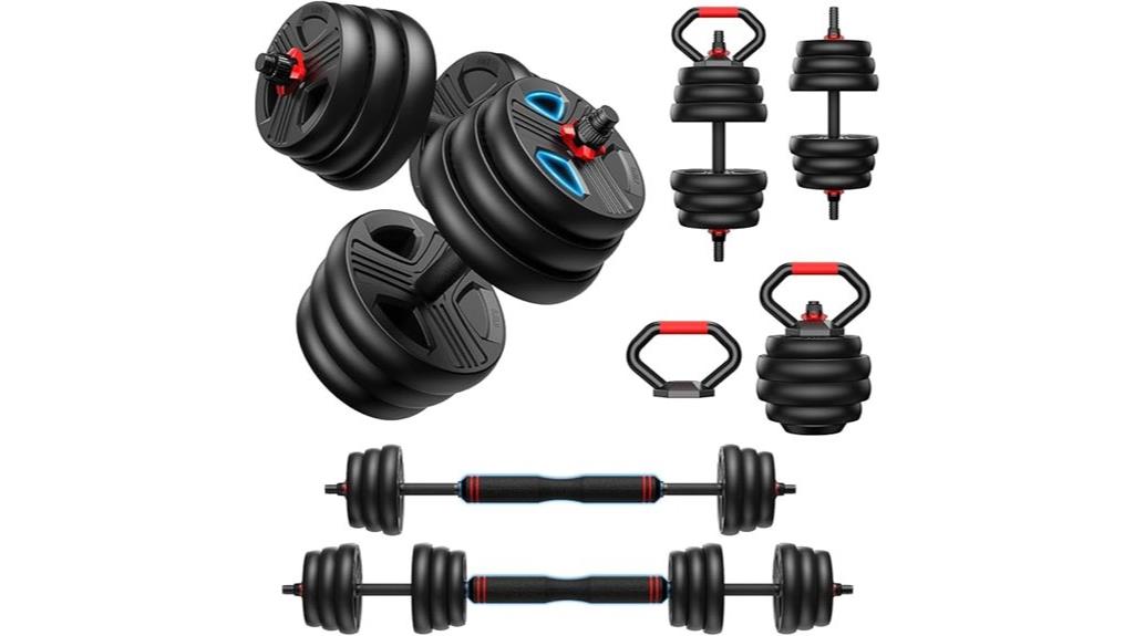 adjustable dumbbell weight options