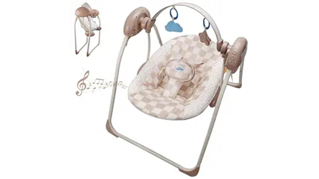 adjustable speed baby swing