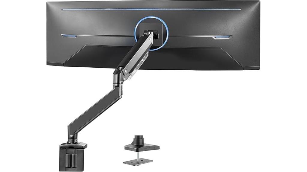 aluminum ultrawide monitor arm