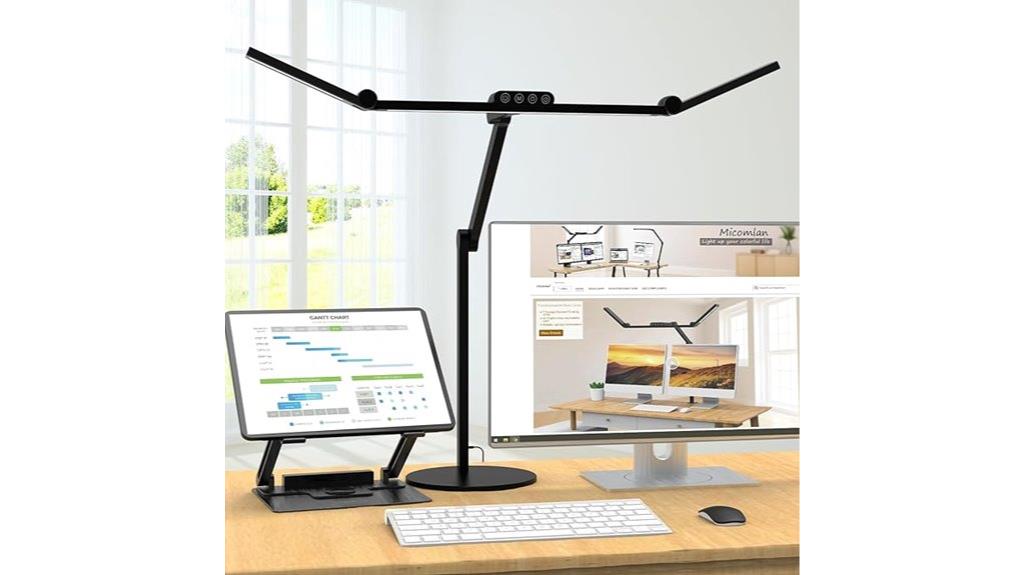 architect desk lamp with atmosphere