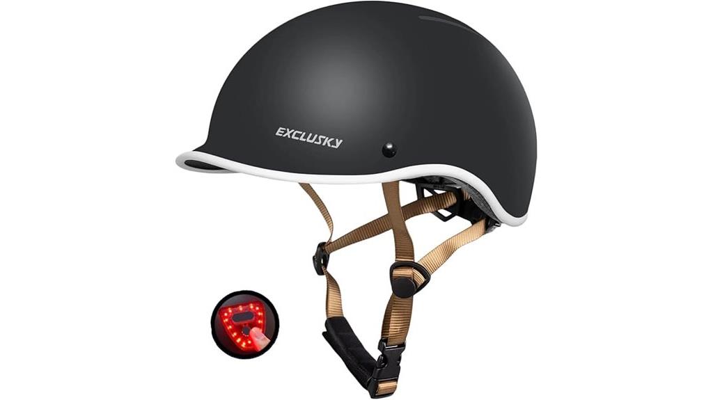 bike helmet with usb light