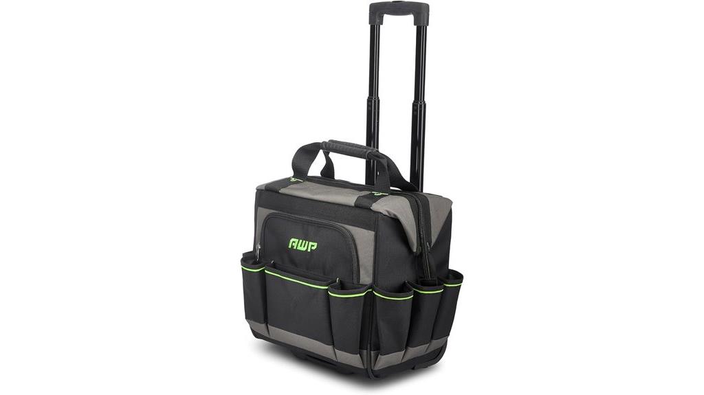 black durable tool tote