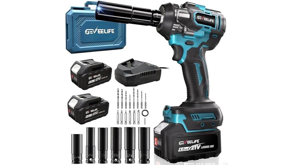 brushless impact wrench set