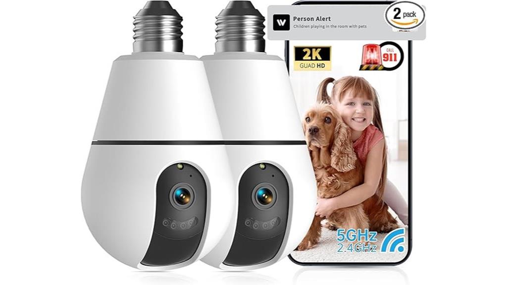 bulb shaped security cameras