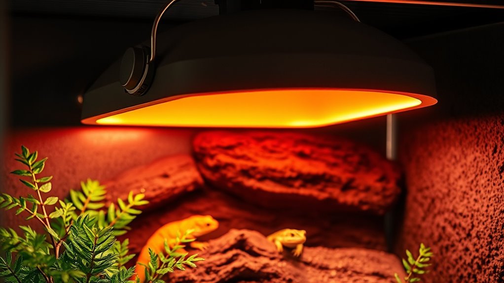choosing appropriate reptile heat lamps