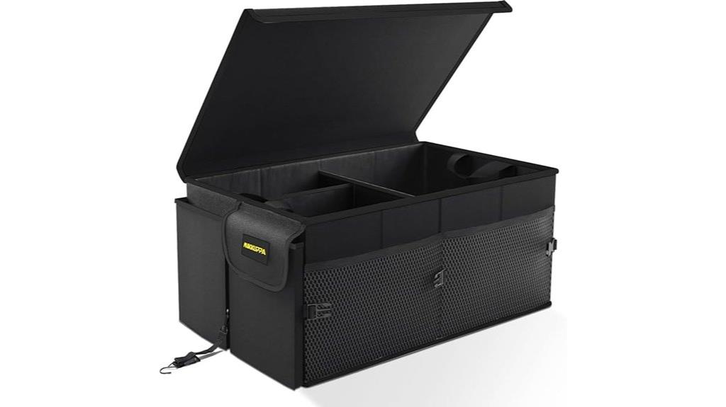 collapsible 65l car organizer