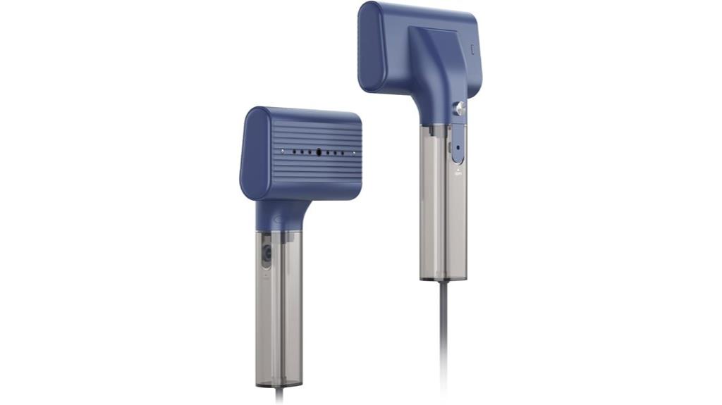 compact travel clothing steamer