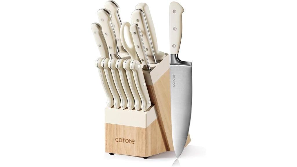 complete 14 piece knife set