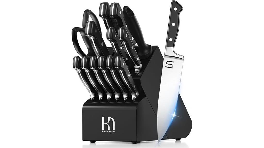 complete 15 piece knife set