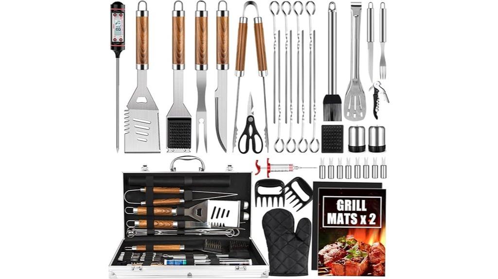 complete 38 piece grill set