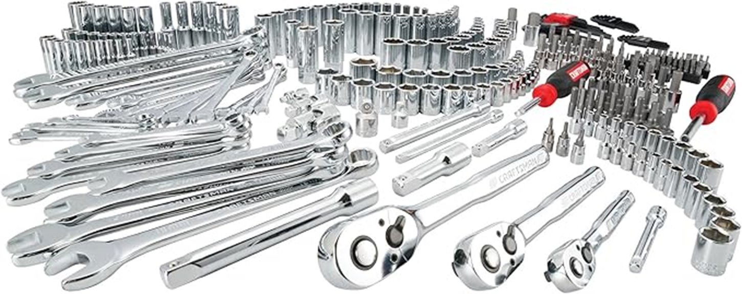comprehensive 308 piece tool set