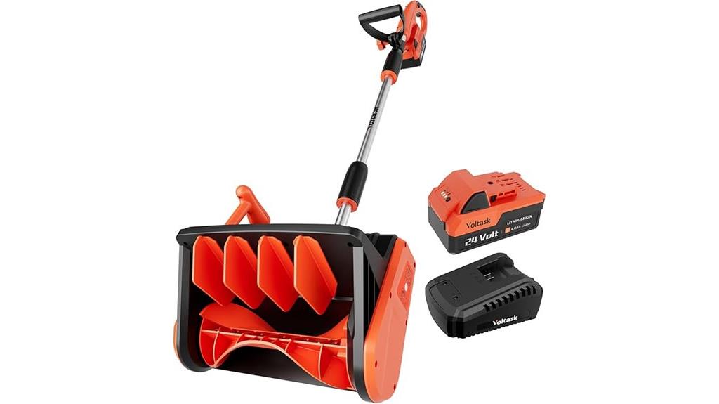 cordless snow shovel set
