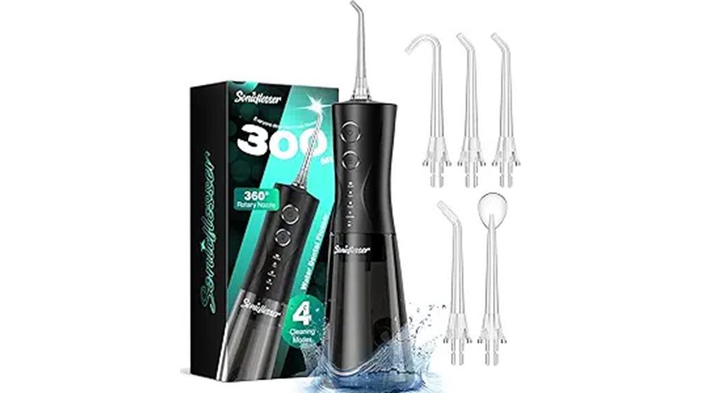 cordless waterproof oral flosser