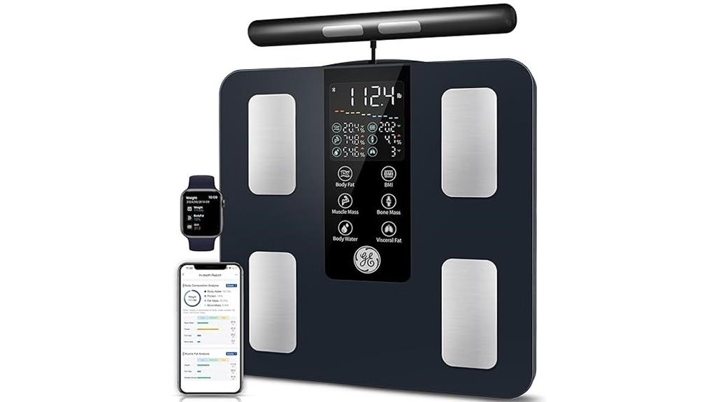 digital 8 electrode bathroom scale