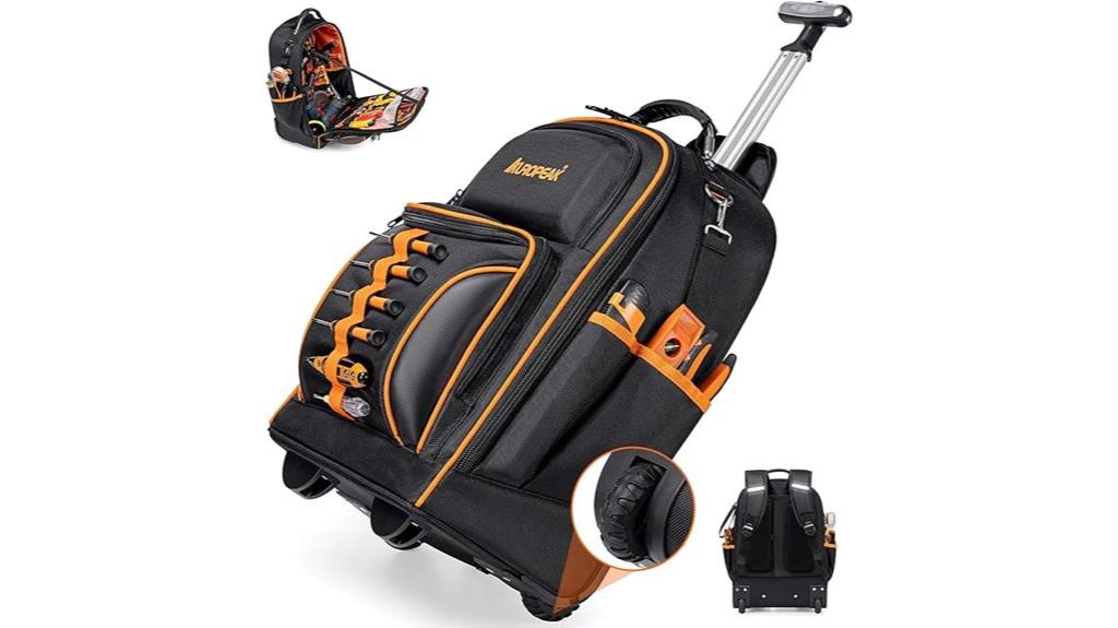 dual purpose rolling tool bag