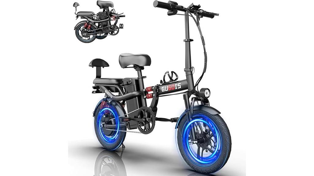 dual seater electric bicycle