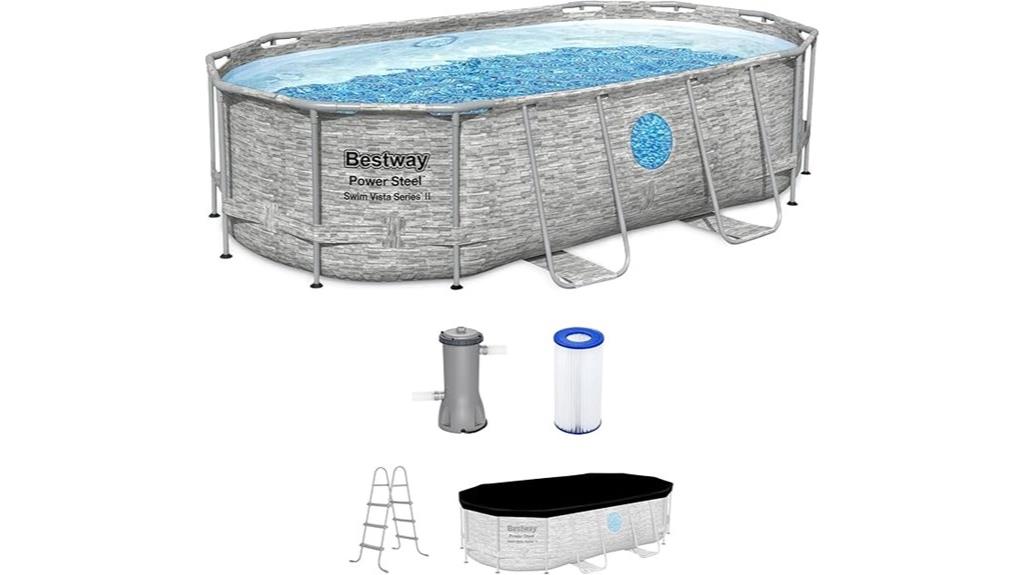 durable steel frame pool