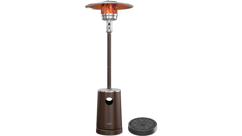 east oak patio heater
