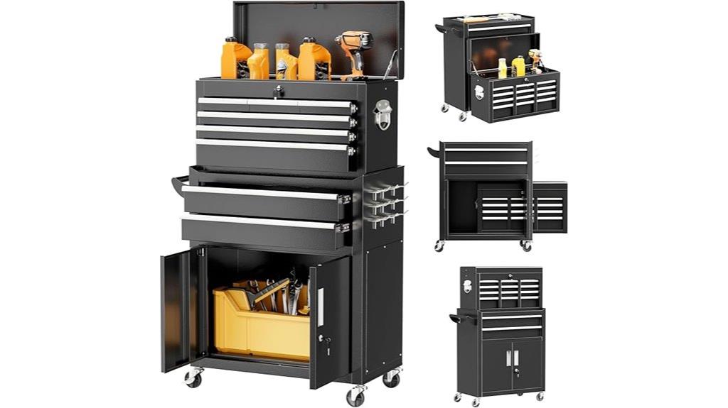 eight drawer rolling tool cabinet