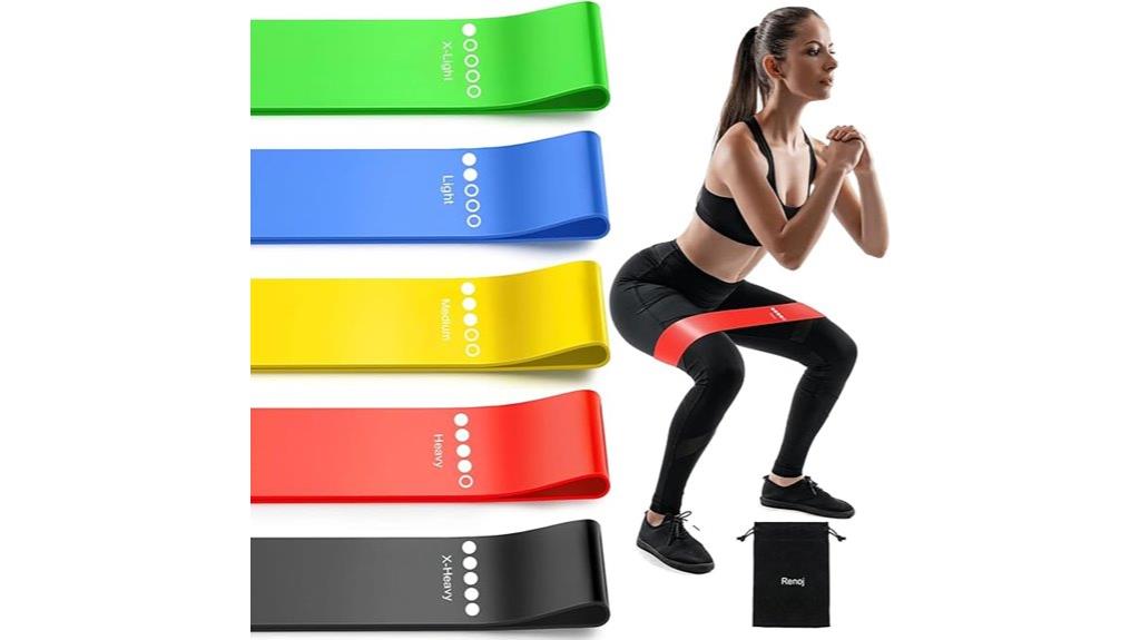 elastic resistance exercise bands