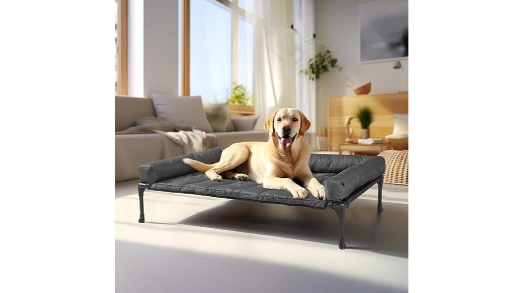 elevated waterproof dog bed