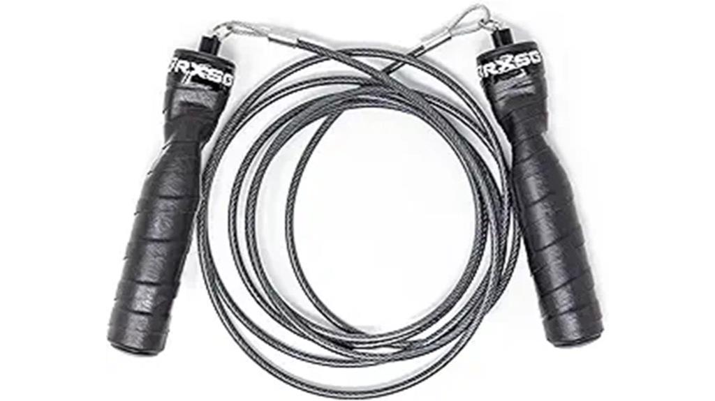 ergonomic handle jump rope