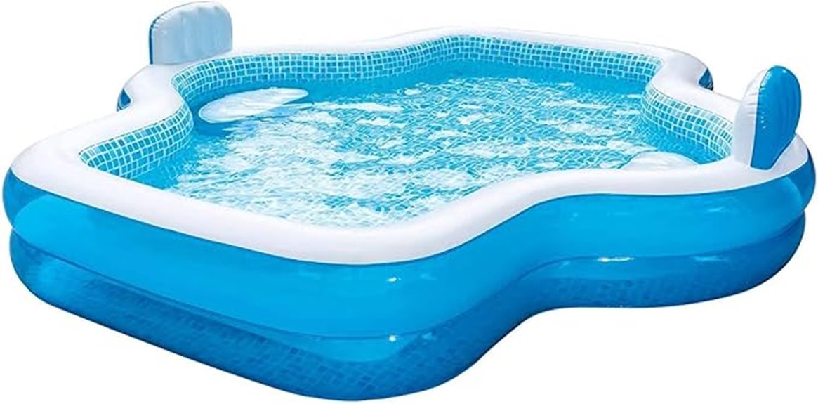 family inflatable pool