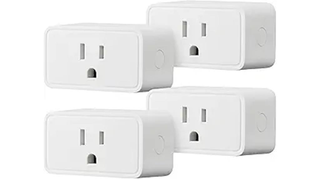 four pack amazon smart plugs