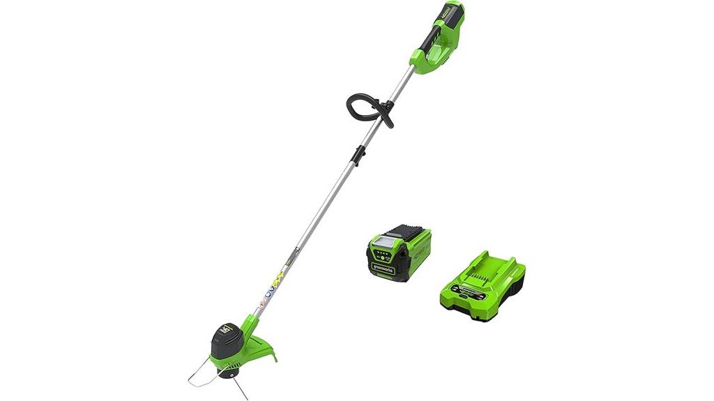 greenworks 40v trimmer kit