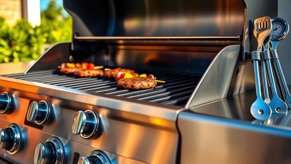 grill size and features