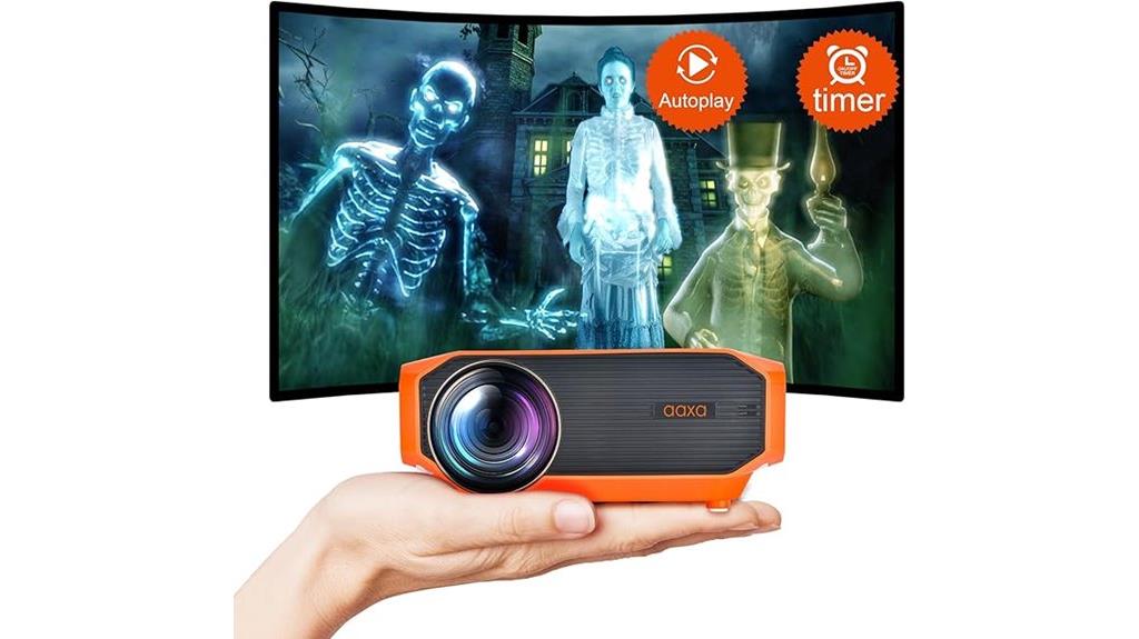 halloween themed projector upgrade