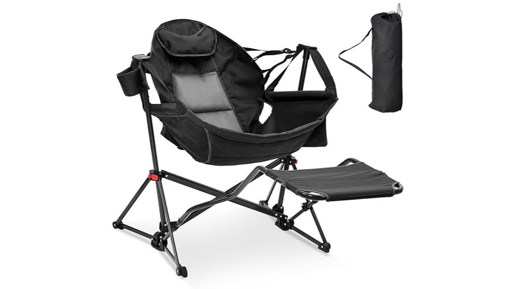 hammock chair with footrest