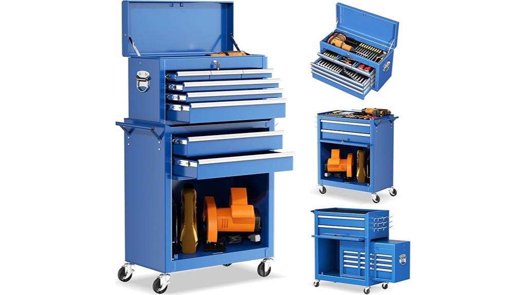 heavy duty 8 drawer tool chest
