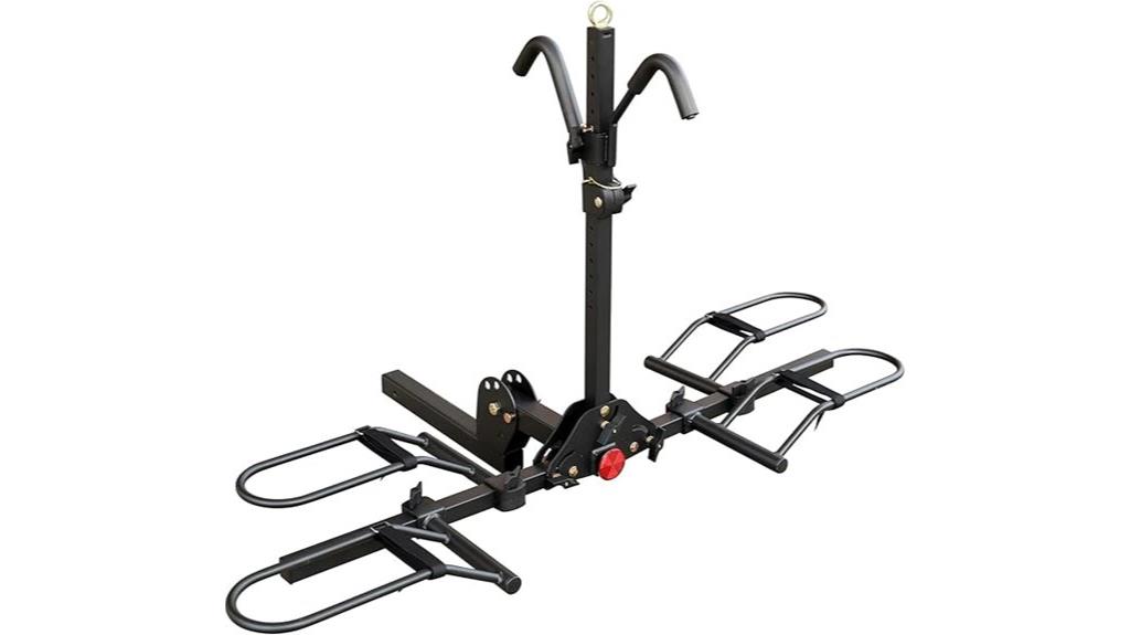 heavy duty hitch mounted rack