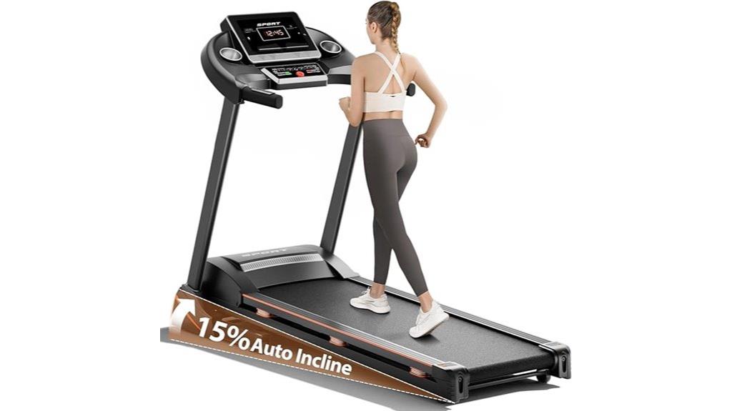 home incline bluetooth treadmill