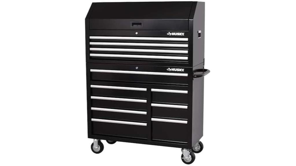 husky black tool chest